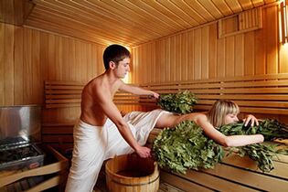 bagno e sauna per la potenza